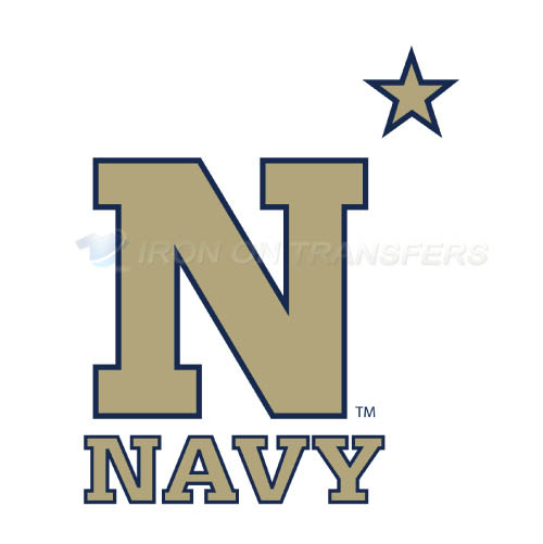 Navy Midshipmen Iron-on Stickers (Heat Transfers)NO.5350